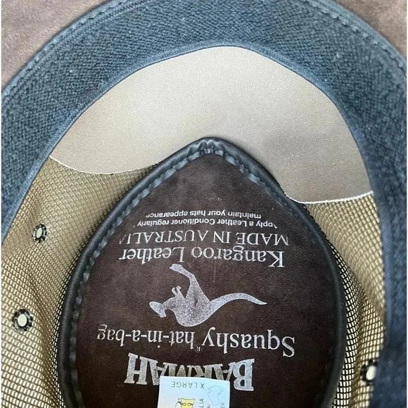 Barmah Squashy Kangaroo Cooler Hat Sz XL - Picture 10 of 12